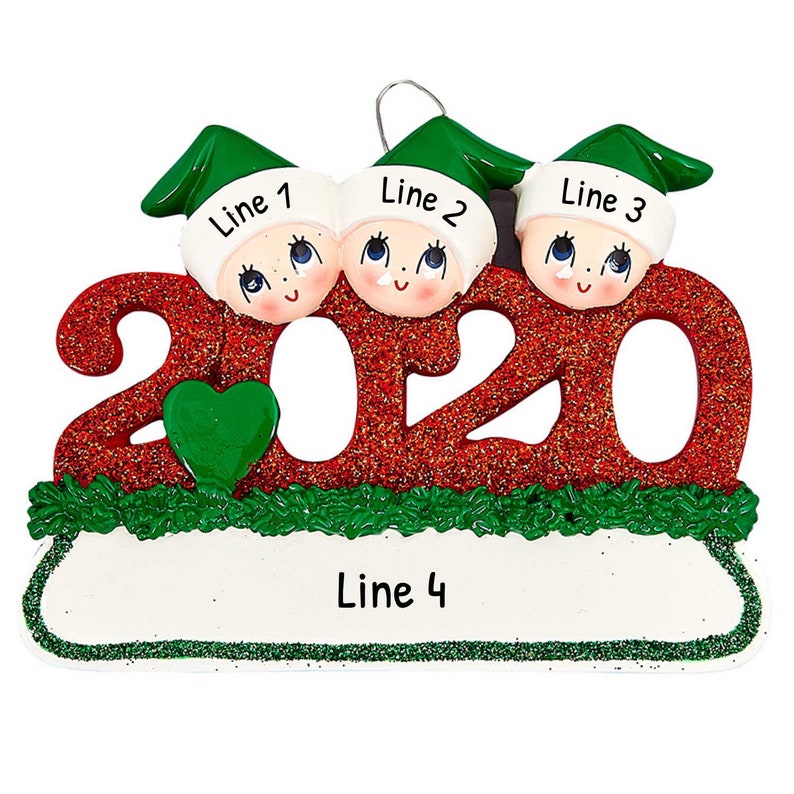 Download Personalized 2020 Family Ornament Family Christmas ...