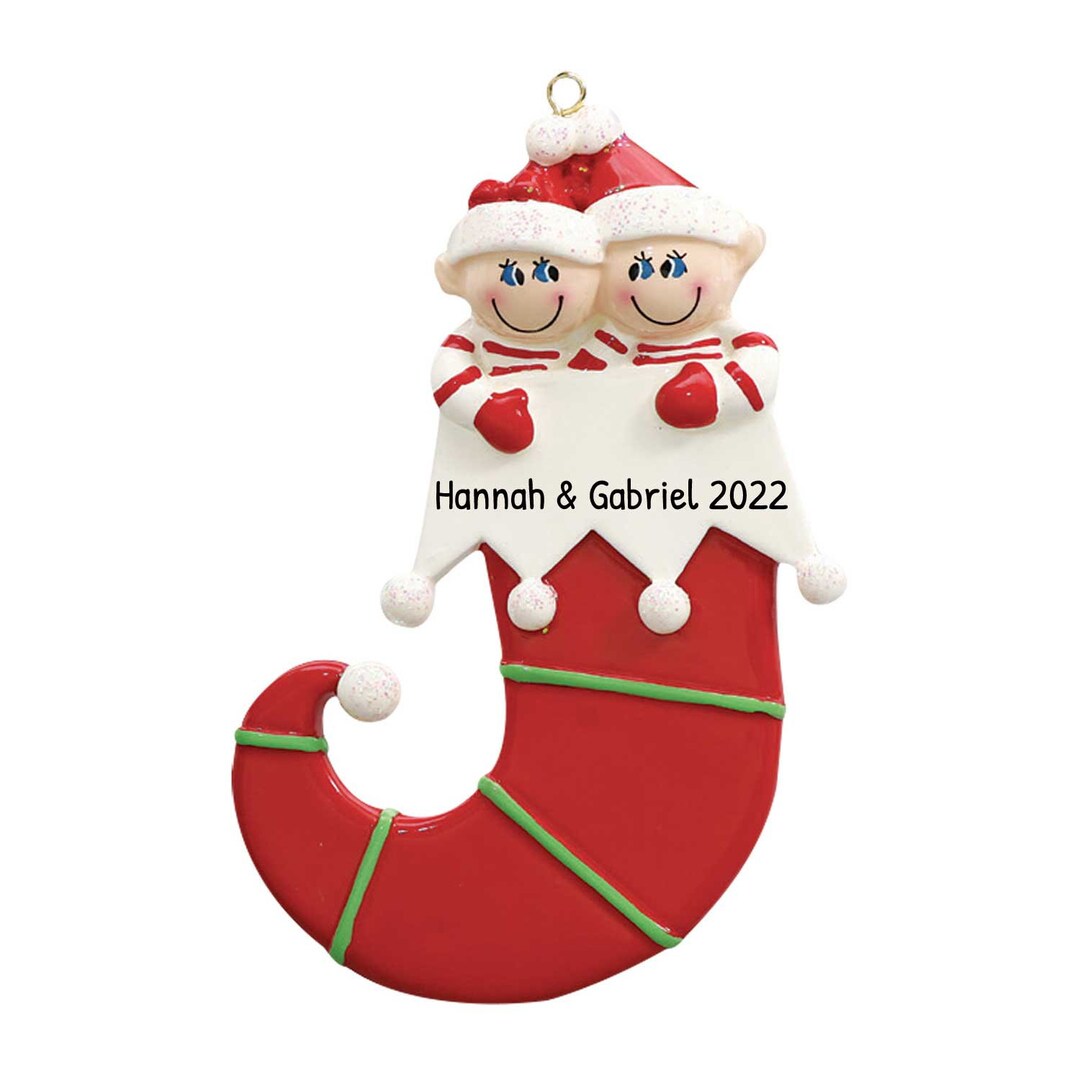 Personalized Christmas Ornaments for Couples Elf Couple Ornaments Elf