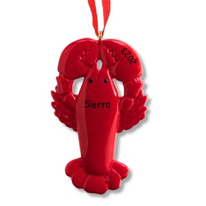 Ornamento di granchio, ornamenti di granchio personalizzati, decorazioni di crostacei personalizzati, decorazioni di crostacei per alberi di Natale, ornamenti di creature marine, decorazioni marine