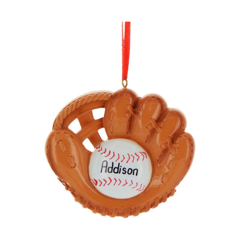 Hat 4.5x2.75 Personalized Baseball Ornament Baseball Christmas Ornament Custom Baseball Ornament,Sports Ornament,Gift for Baseball Boy