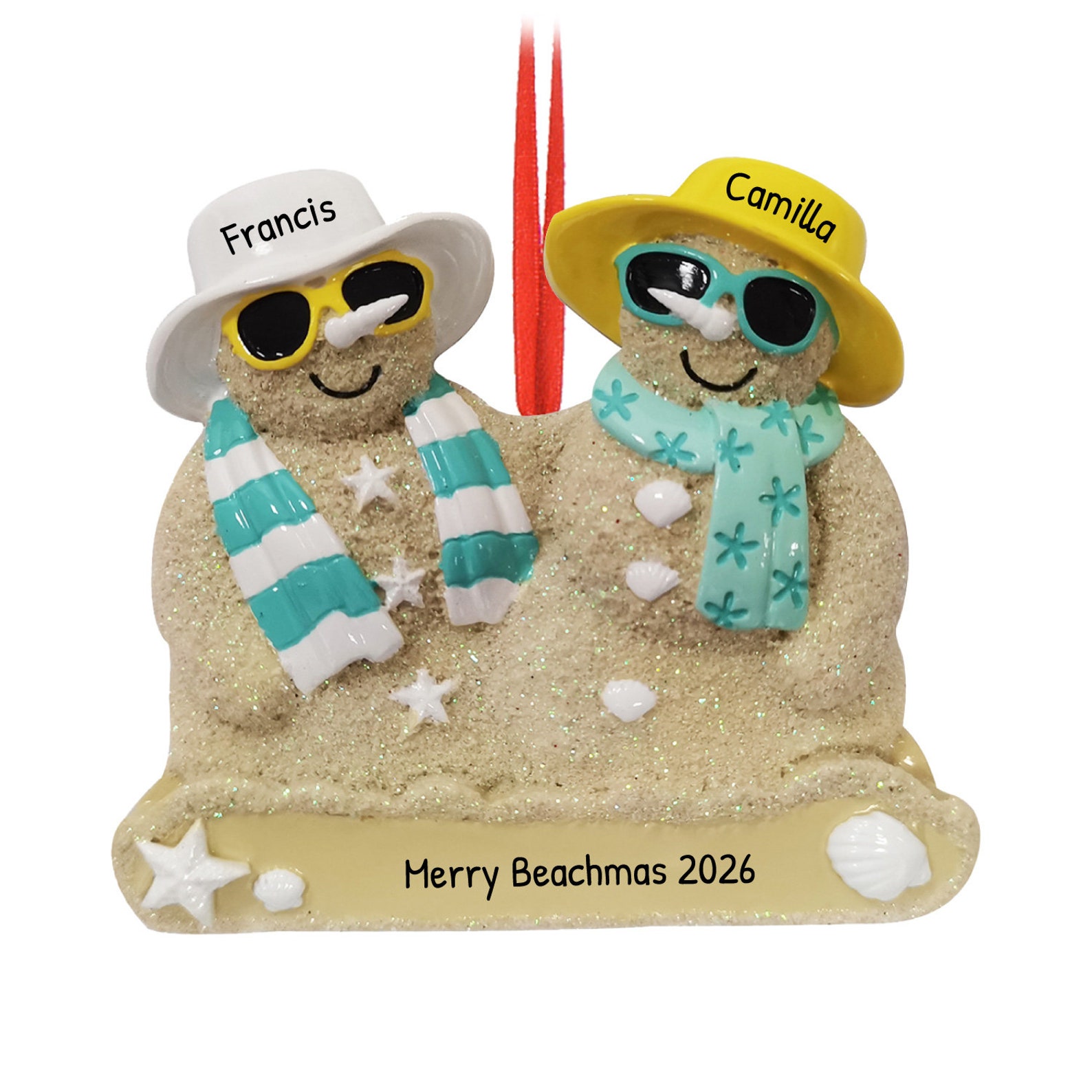 Sand Couple Ornament