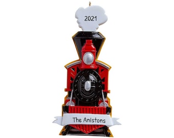 Personalized Train Ornament 2023, Train Christmas Ornament, Locomotive Ornament, Little Boy Ornament, Felt Train Ornament,Christmas Stocking