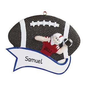Personalized Football Ornament, Football Player Ornament, American Football Gift, Coach Gifts, Football Decoration, Custom Ornaments, 2024