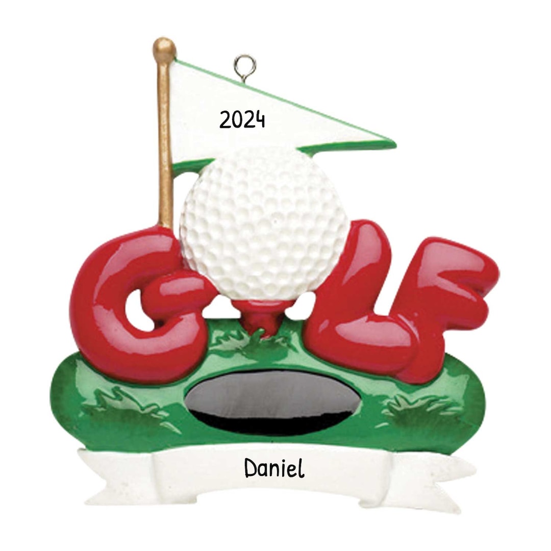 Golf Ornament, personalisierte Golf Ornamente 2023, Ornament