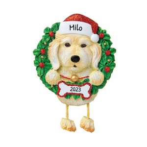 Personalized Pet Ornaments 2023 - Dog Christmas Ornaments Purebred Labradoodle Ornament Dog Ornaments - Free Customization with Gift Box