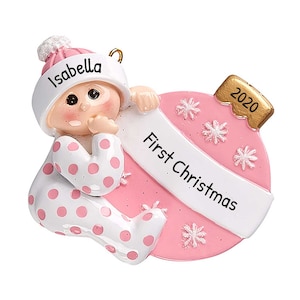 Baby Girl First Christmas Ornament - Special Christmas Ornament For Baby Girls