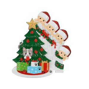 Christmas Family Of 4 Ornament