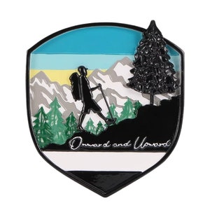 Hiking Ornament, Mountain Ornament, Hiker Ornament, Hiking Gift, Camping Ornament, Hiking Lover Gift, Backpacking Ornament, Outdoor Ornament