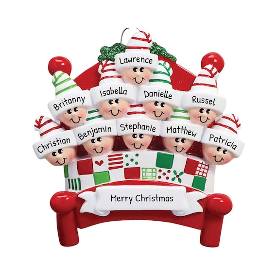 Free Christmas Stuff 2022 Personalized Family Ornament 2022 Family Sleepyheads | Etsy