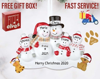 Decorazione per la famiglia in attesa, decorazione natalizia per la famiglia, decorazione natalizia per la gravidanza, decorazione per la famiglia in attesa, regalo per i genitori, decorazione personalizzata