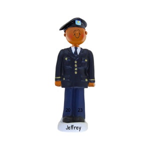 Personalized Army Christmas Ornaments 2023 - Army Ornament, Deployment Ornaments - Black Male Formal - Free Customization With Gift Box
