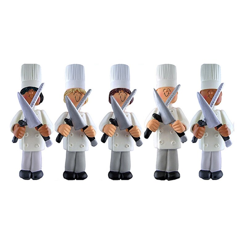 Personalized Chef Ornament Best Chef Christmas Ornament Etsy