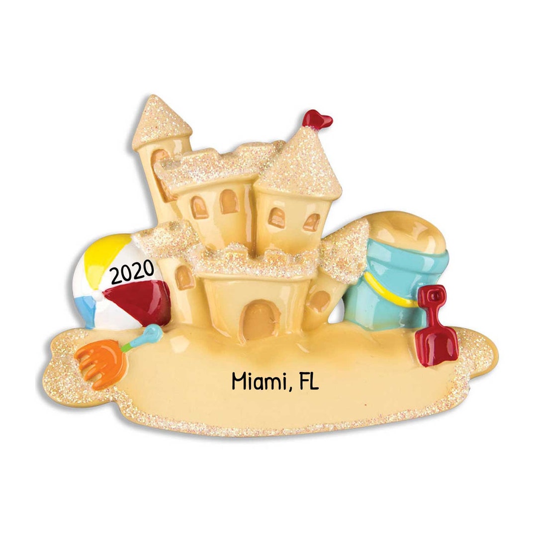 Beach Vacation Ornament, Family Beach Ornament, Christmas in July
