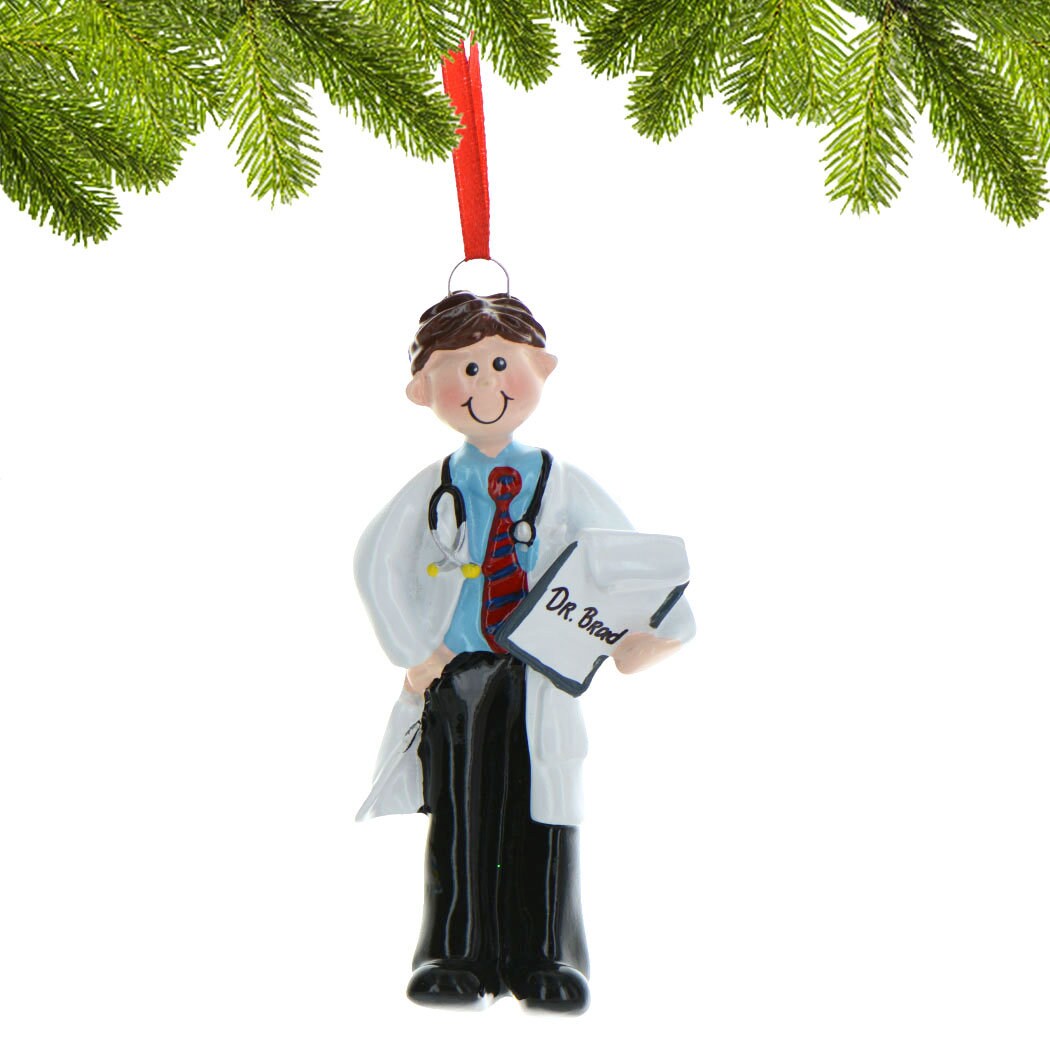 Personalized Doctor Ornament Doctor Christmas Ornament Etsy