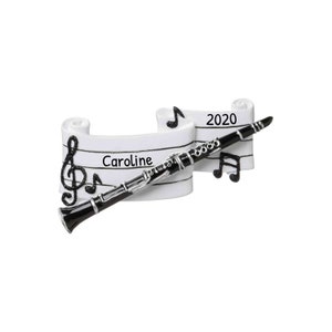 Personalized Instruments Ornaments - Clarinet Ornaments Flute Ornament Tuba Instrument Ornaments - Free Customization