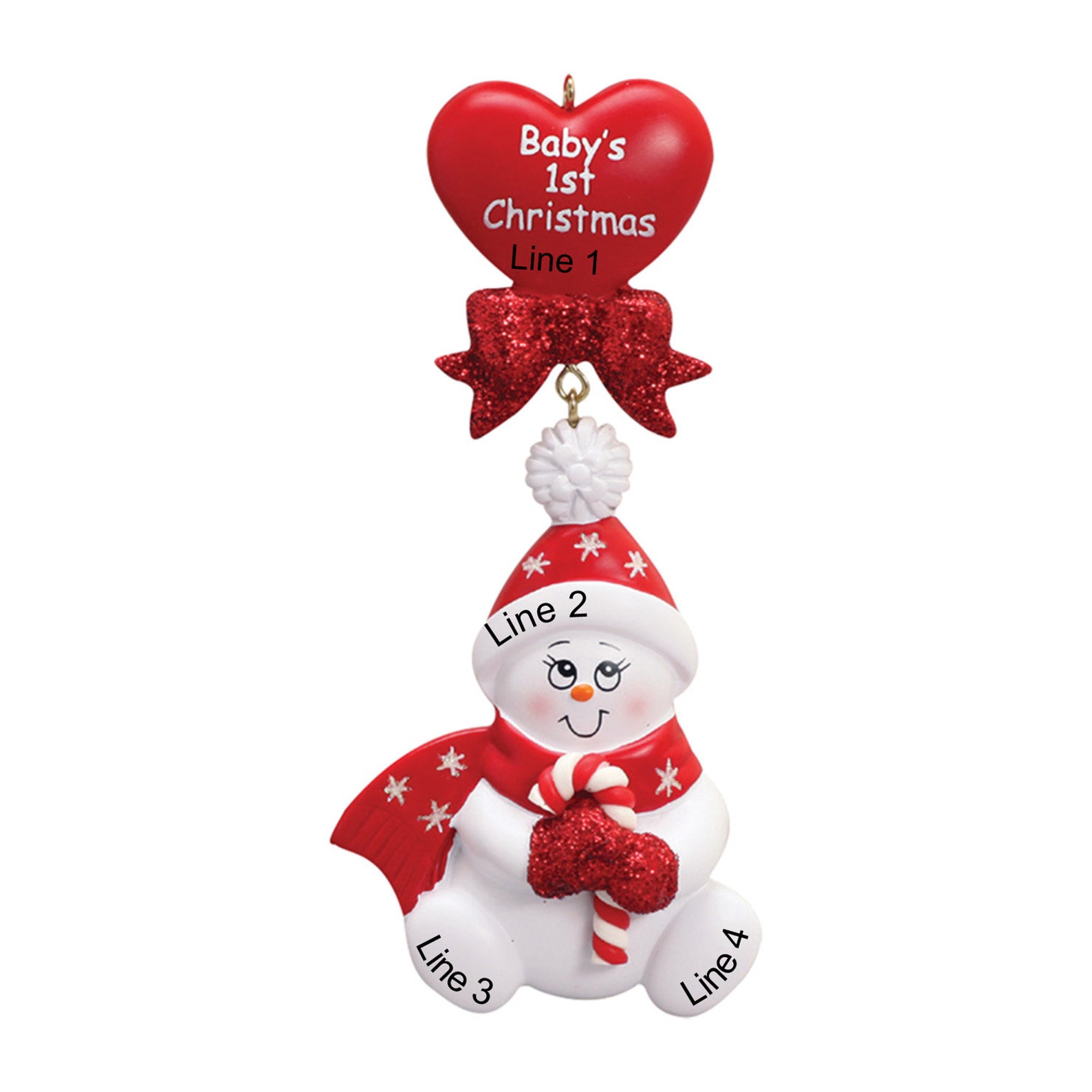 Ornement de Noël personnalisé pour bébés 2022 Snowman Baby - Etsy France