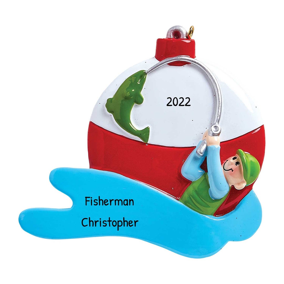 Personalized Fishing Ornament 2023 Fly Fishing Ornament, 12 Days of