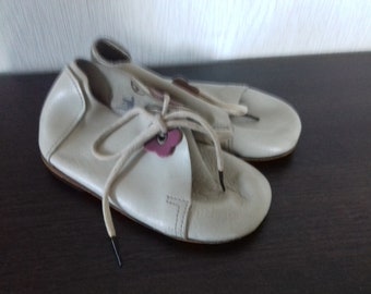 Soviet leather childrens shoes