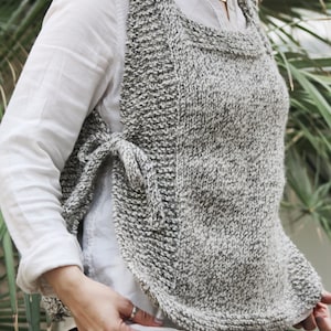 The Desert Vest | Knitting Pattern | Summer Knit | All Season Knit | Beginner Knitting | Wool Knitting | Knit Tank and Vest