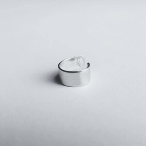 Solid Plain 925 Sterling Silver Ear Cuff