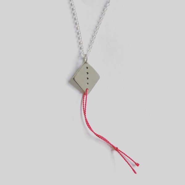 Sterling Silver Kite Freedom Necklace
