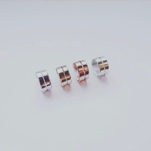 Solid 9ct gold Helix Earcuff Rose Gold