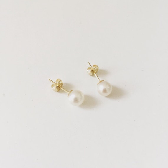 9ct pearl deals earrings