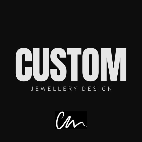 Custom jewllery Sterling Silver, Handmade Bespoke Designs, Solid Gold Earrings, Unique Necklace, Customised Rings, Personalised Jewellery