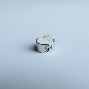 Personalised Ear Cuff, Custom Design, Sterling Silver or 9ct Gold