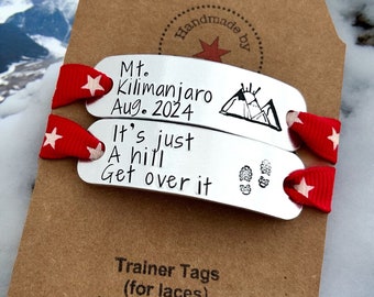 Hiking Boot Tags, Shoe Clips, Hiker Gifts, Gifts for Hikers, Hiking Gifts,  Gifts for Walkers, Trek, Climbing Gifts, Mountain Climber Gifts