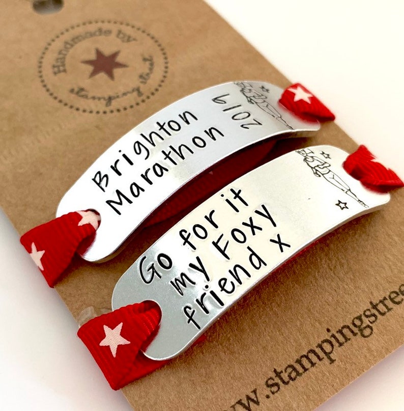 Personalised Trainer Tags Marathon Runners Gift London | Etsy