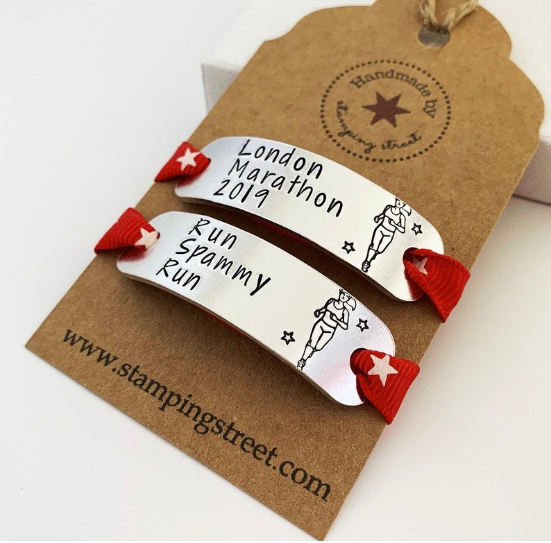 Personalised Trainer Tags Marathon Runners Gift London | Etsy