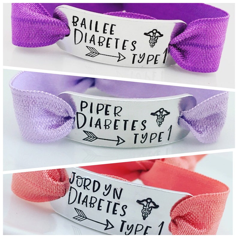 Medical Alert Bracelets Diabetes Type 1 Charm Medical Etsy