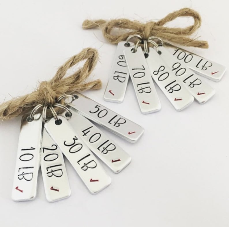 Extra Milestone Charms for My Weight Loss Journey Keyring Etsy