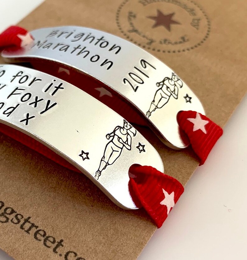 Personalised Trainer Tags Marathon Runners Gift London | Etsy