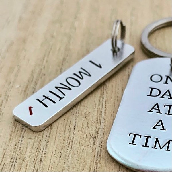 Extra Milestone Charms for My Weight Loss Journey Keyring