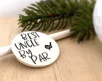 Uncle Gift, Golf Ball Marker, For Uncle, Best Uncle By Par, Gifts for Uncles, Fathers Day Gift, Golf Gift for Uncles, Uncle Present, Brother