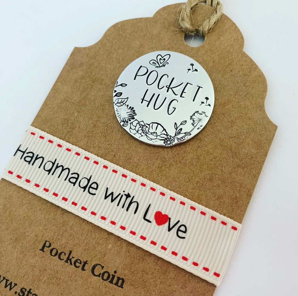 Pocket Hug Coin Traveller Keepsake Cheer up Gift Long Etsy UK