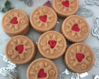 Strawberry Jam Biscuit Wax Melts: Highly Scented Soy Wax, Vegan