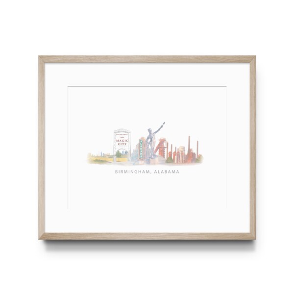 Birmingham Alabama Prints Etsy