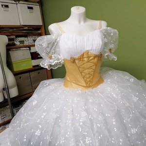 Professional ballet tutu, with silk corset, Swanhilda, Coppélia