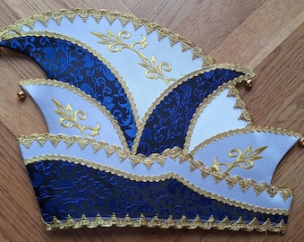 Elaborate committee cap, prince's cap, jester's cap, carnival, guard, Mardi Gras, council of eleven