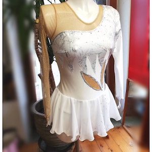 Unique: figure skating dress, show dance, rhythmic gymnastics, leotard, gymnastics, cheerleading