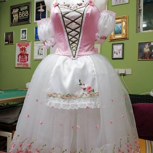 Professional ballet tutu, with satin corset, La fille mal gardee, Giselle