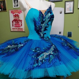 Tutu professionnel, tutu crêpe, Danza classica, Esmeralda, Casse-Noisette, ballet, arlequin, schiaccianoci, casse-noix, oiseau bleu