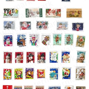 Vintage Christmas Stamps