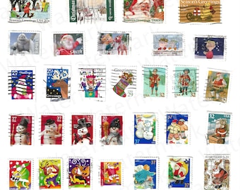 Vintage Christmas Stamps