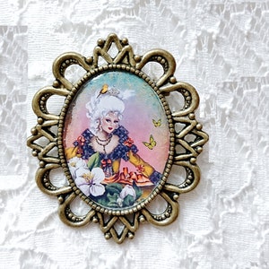 Brooch the return of spring at the Petit Trianon in Versailles or the dreams of Marie Antoinette, Queen of France