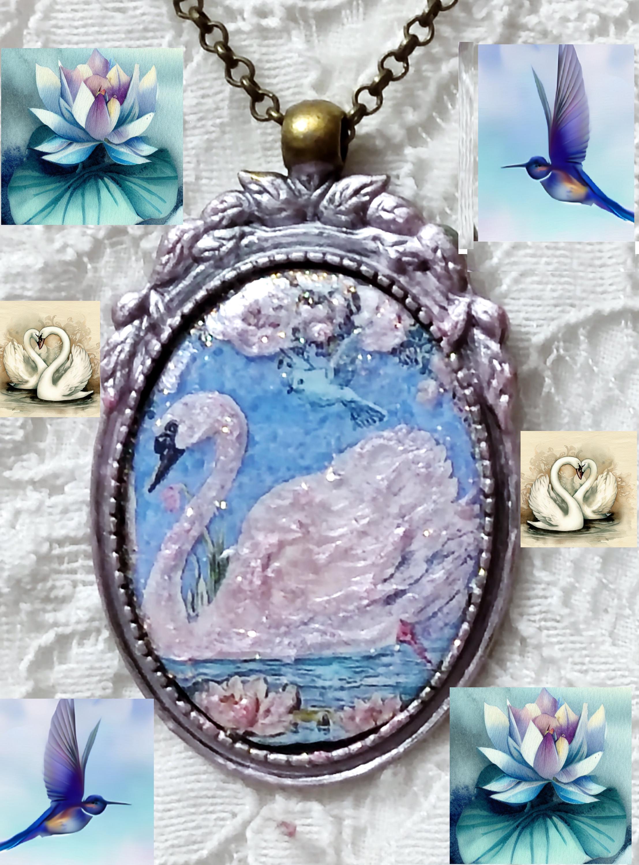 Swan Jewelry Etsy Canada