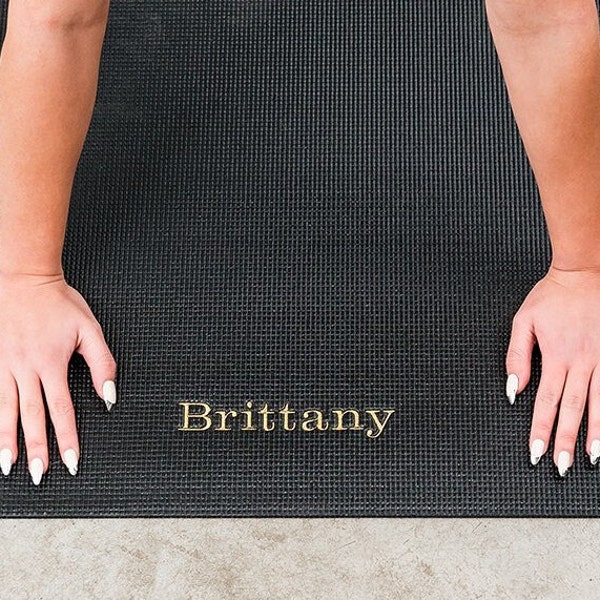 Custom Personalized Yoga Rug - Gift Idea For Yoga Lover/ Birthday - I'm Nicer After Yoga main image 1